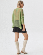 poncho en maille