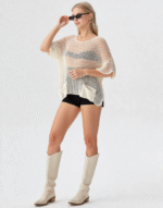 poncho en maille