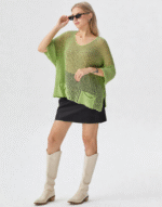 poncho en maille