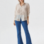 chemise coton fleurs