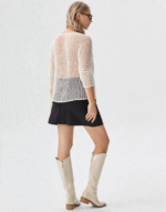 poncho en maille