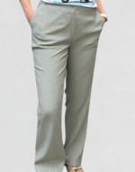 pantalon fluide brillant