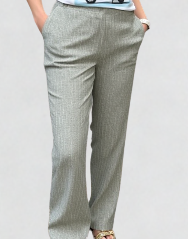 pantalon fluide brillant