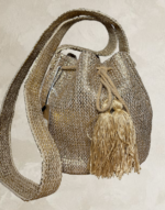 sac bourse doré