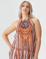 robe longue imprimés mix