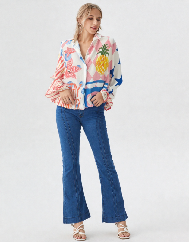 chemise ananas