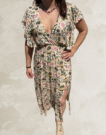 robe longue fleurie