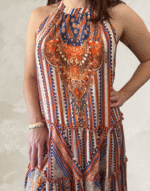 robe longue imprimés mix