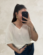 t shirt uni maille fine