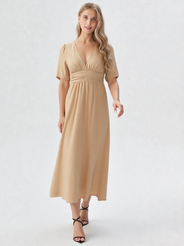 robe longue droite