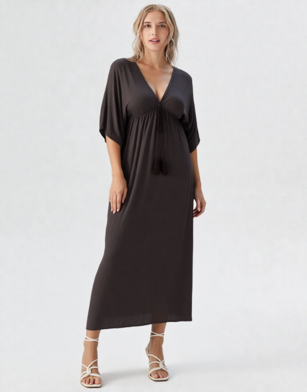 robe longue droite