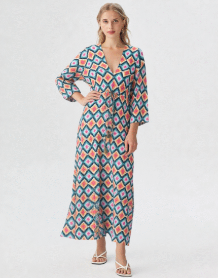 robe longue rétro