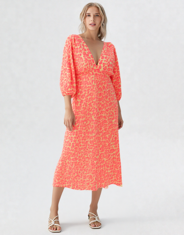 robe longue léopard fluo,robe longue léopard fluo narbonne