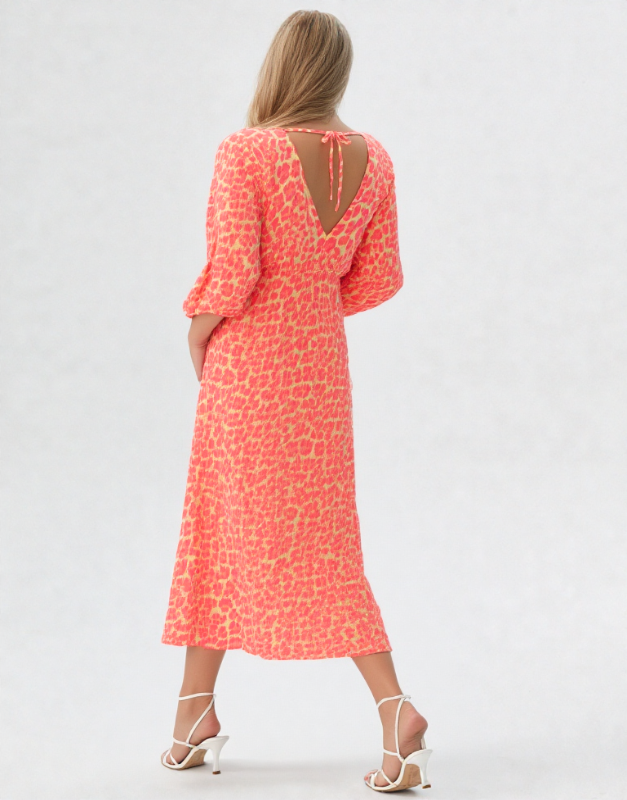 robe longue léopard fluo,robe longue léopard fluo narbonne