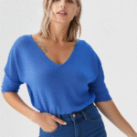 pull brillant maille fine