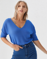 pull brillant maille fine