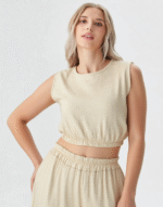ensemble jupe doré