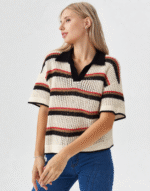 t shirt marinière maille