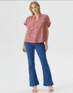 blouse vichy citron