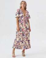 robe longue fleurie