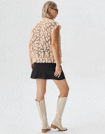 gilet doré à sequins