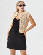 gilet doré à sequins