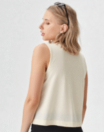 gilet brodé sans manches