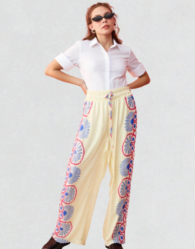 pantalon satiné