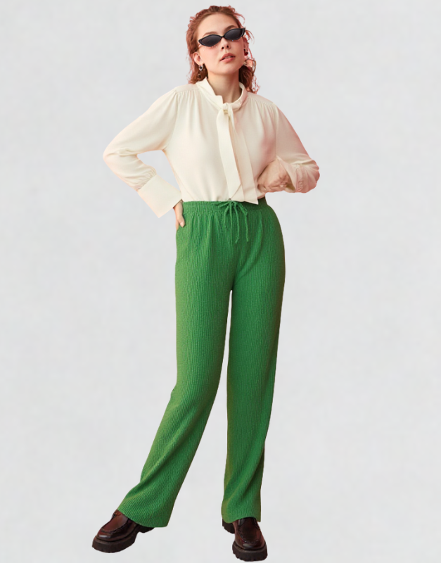pantalon gaz de coton