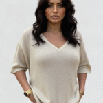 pull doré manches 3/4