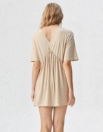 robe courte doré