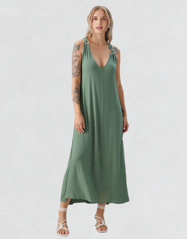 robe longue fluide