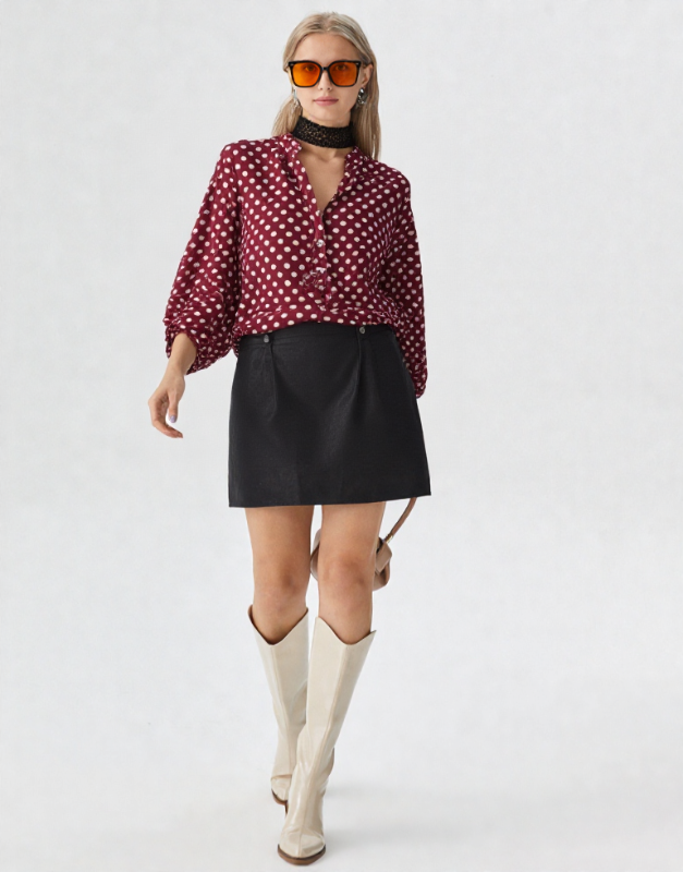 blouse pois