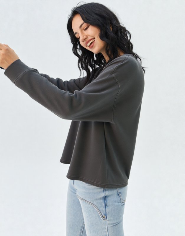 sweat fleurs noir