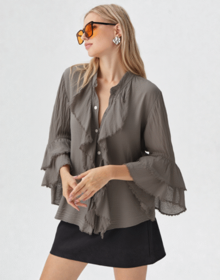 chemise volants