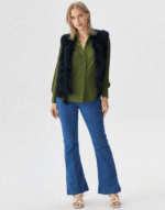 gilet fausse fourrure