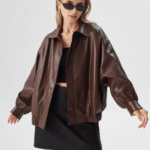 veste bombers vinyle