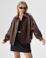 veste bombers vinyle