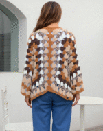 poncho fait main