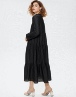 robe longue soie
