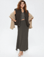 jupe longue brillante