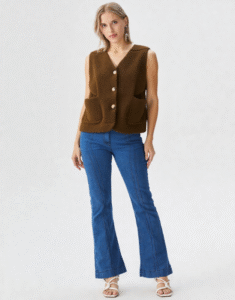 gilet moutonné