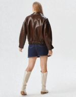 veste bombers vinyle