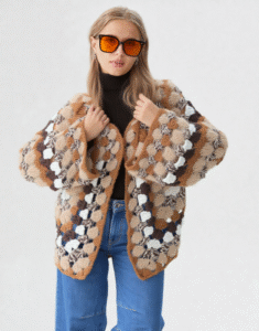 poncho fait main
