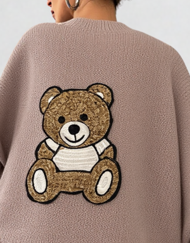 pull maille ours