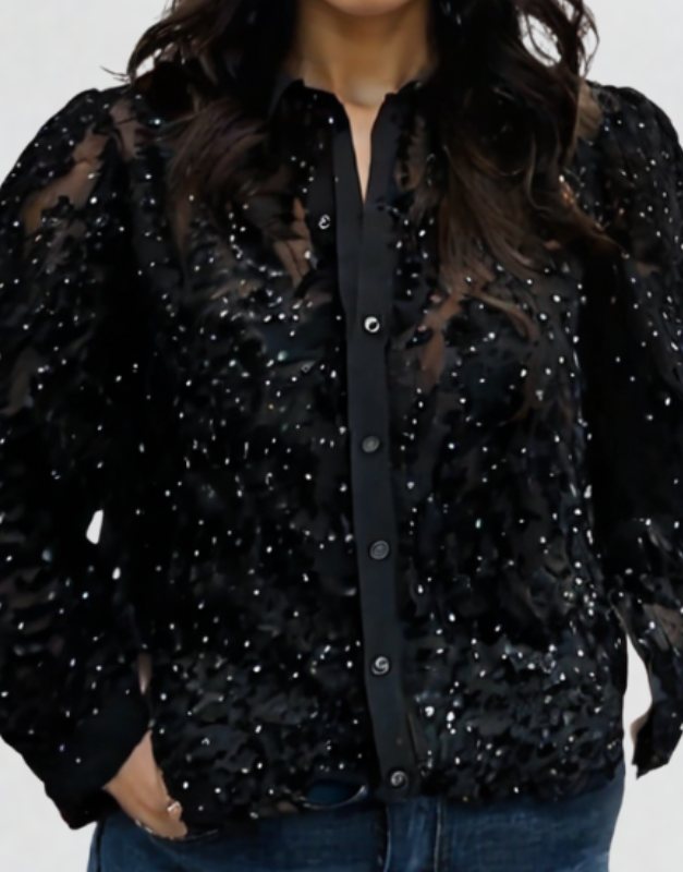 chemise à sequins