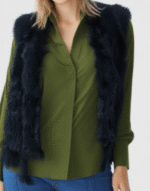 gilet fausse fourrure