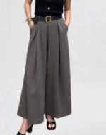 pantalon large à pince