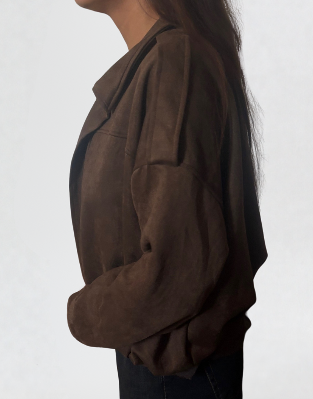 veste bombers daim