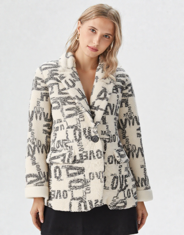 veste moutonne écritures